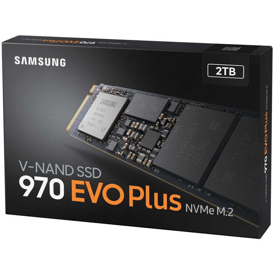 Samsung 970 EVO Plus 2 TB Solid State Drive - M.2 Internal - PCI Express NVMe (PCI Express NVMe 3.0 x4)