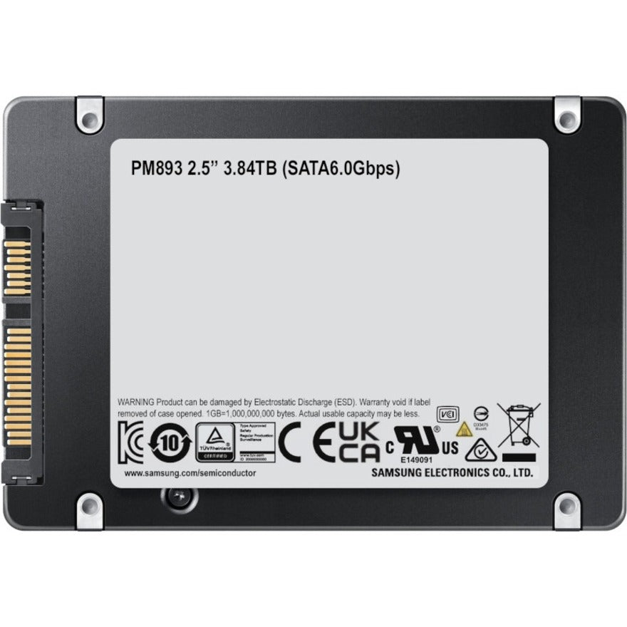 Samsung PM893 3.84 TB Solid State Drive - 2.5