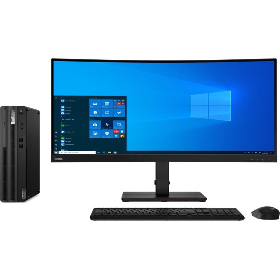 Lenovo ThinkCentre M75s Gen 2 11R80051US Desktop Computer - AMD Ryzen 5 PRO 5650G - 16 GB - 256 GB SSD - Small Form Factor - Black