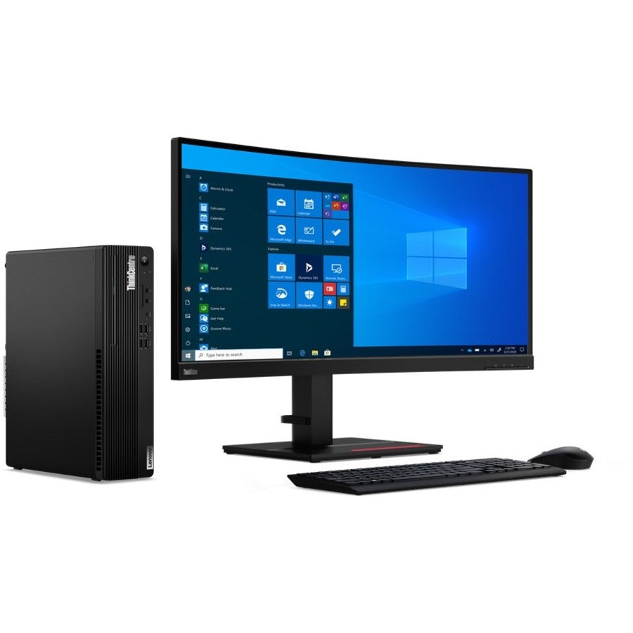 Lenovo ThinkCentre M75s Gen 2 11R80051US Desktop Computer - AMD Ryzen 5 PRO 5650G - 16 GB - 256 GB SSD - Small Form Factor - Black